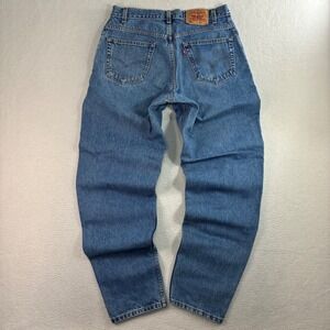 Levis 560 Comfort Fit Jeans Men 34x34 Blue Faded Relaxed Taper Casual Loose Y2K